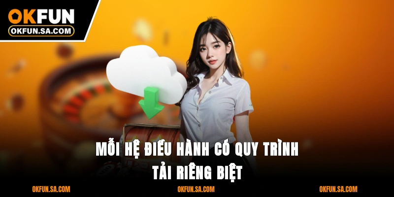 Tải App OKFUN - Cài Nhanh Trong 3 Phút Với Ứng Dụng Cao Cấp 3 Mỗi hệ điều hành có quy trình tải riêng biệt